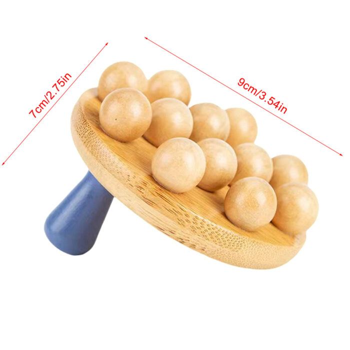 12 Beads Handheld Gua Sha Massage Brush - Image 6