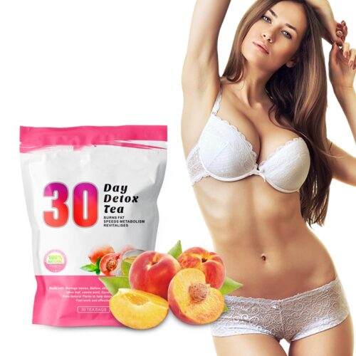 30 Days Detox Tea (Peach Flavor) 30 Bags/Bag