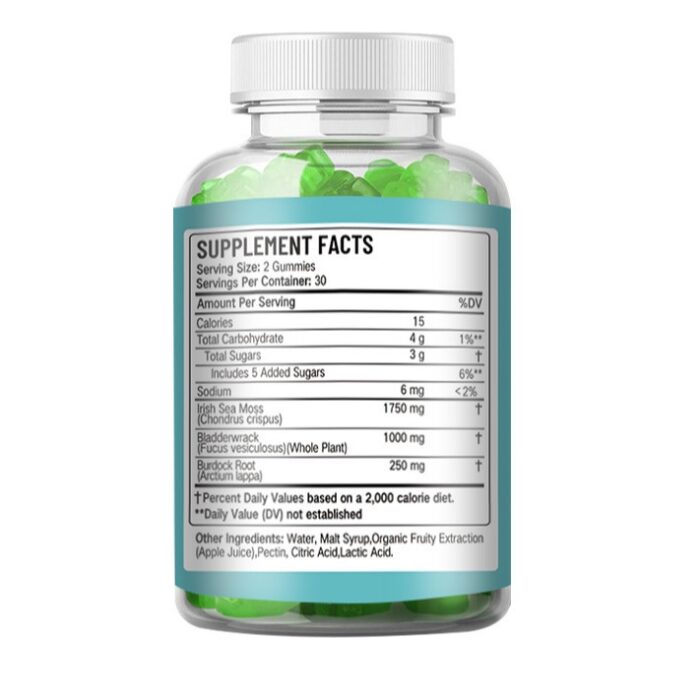 Sea Moss Gummies 60 Tablets/Bottle - Image 6