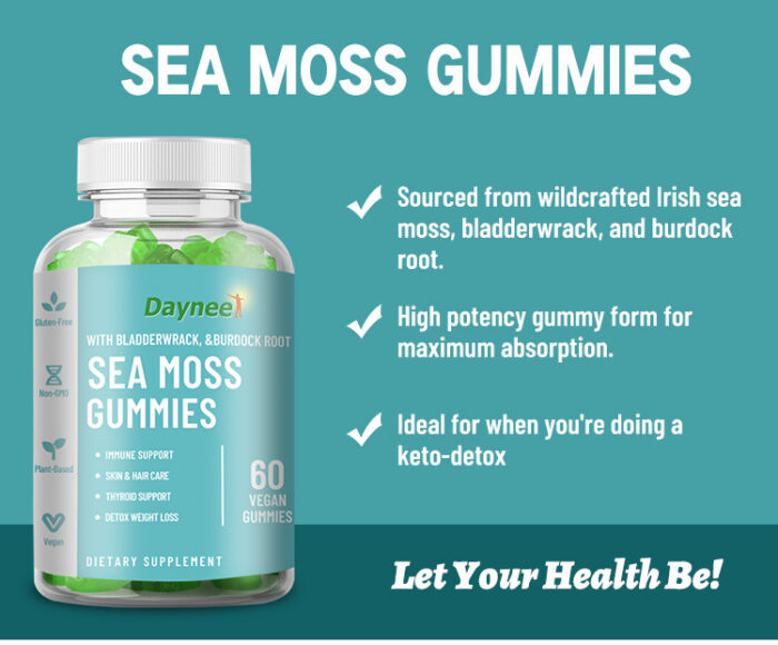 Sea Moss Gummies 60 Tablets/Bottle - Image 3