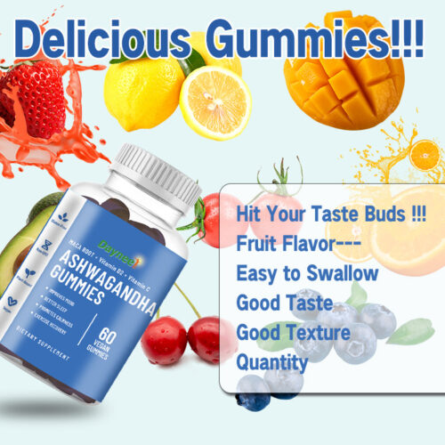 Ashwagandha Gummies 60 Tablets/Bottle