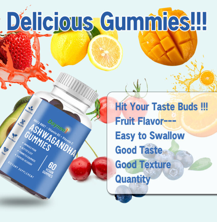 Ashwagandha Gummies 60 Tablets/Bottle