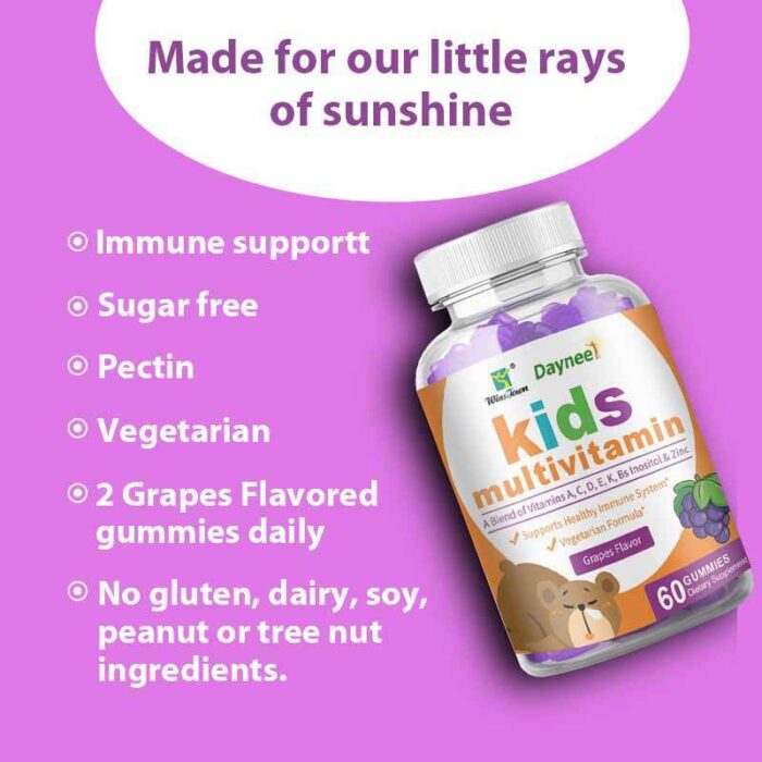 Kids Multivitamin Gummies 60 Tablets/Bottle - Image 3
