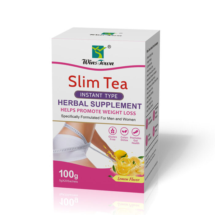 Instant Lemon Flavor Slim Tea 20 Packs/Box - Image 3