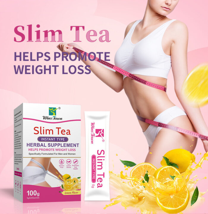 Instant Lemon Flavor Slim Tea 20 Packs/Box
