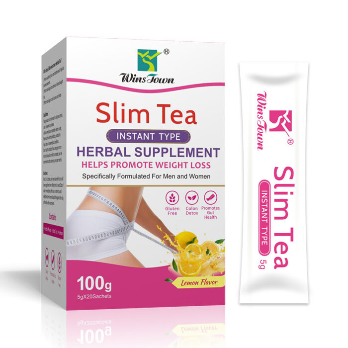 Instant Lemon Flavor Slim Tea 20 Packs/Box - Image 2