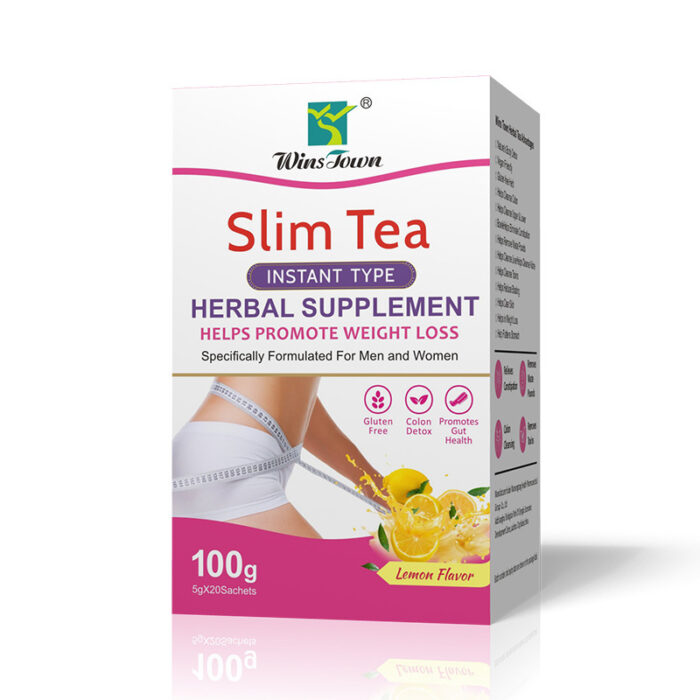 Instant Lemon Flavor Slim Tea 20 Packs/Box - Image 5