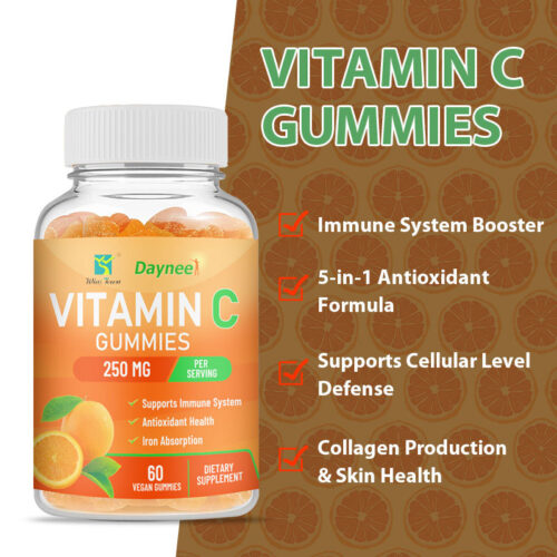 Vitamins C Gummies 60 Tablets/Bottle