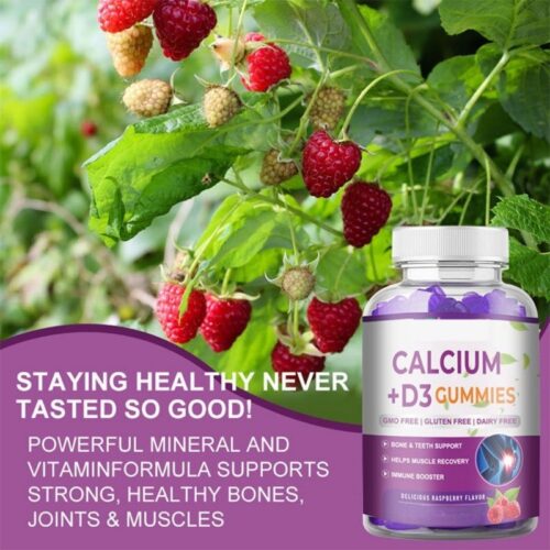 Calcium D3 Gummies 60 Tablets/Bottle