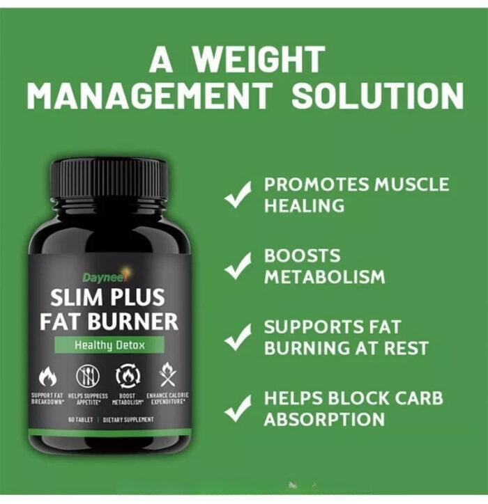 Slim Plus Fat Burner 60 Tablets/Bottle - Image 4