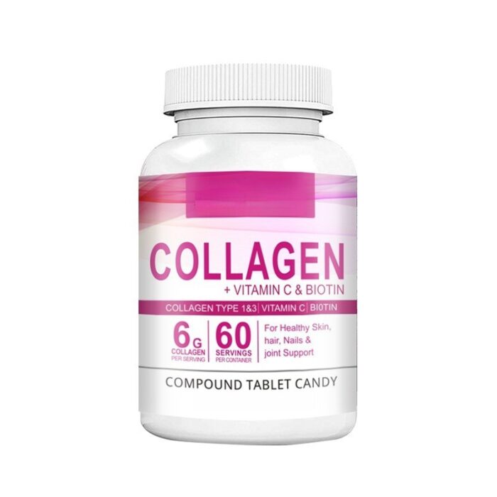 Collagen Vitamin C Tablets COLLAGEN VITAMIN C & BIOTION 60 Tablets/Bottle - Image 4