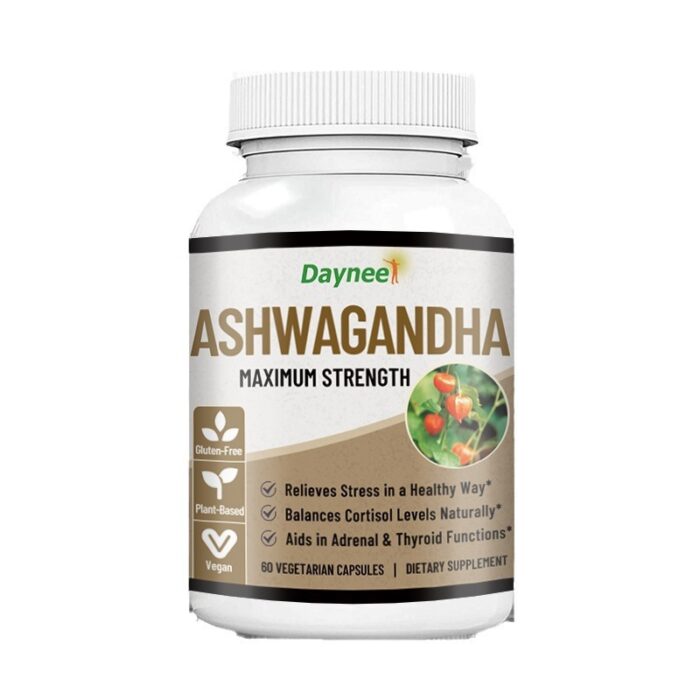 ASHWAGANDHA MAXIMUM STRENGTH Capsules 60/Bottle - Image 6