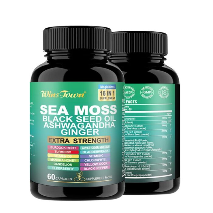 Xilaizhi Capsule Sea Moss Capsules 60/Bottle - Image 6