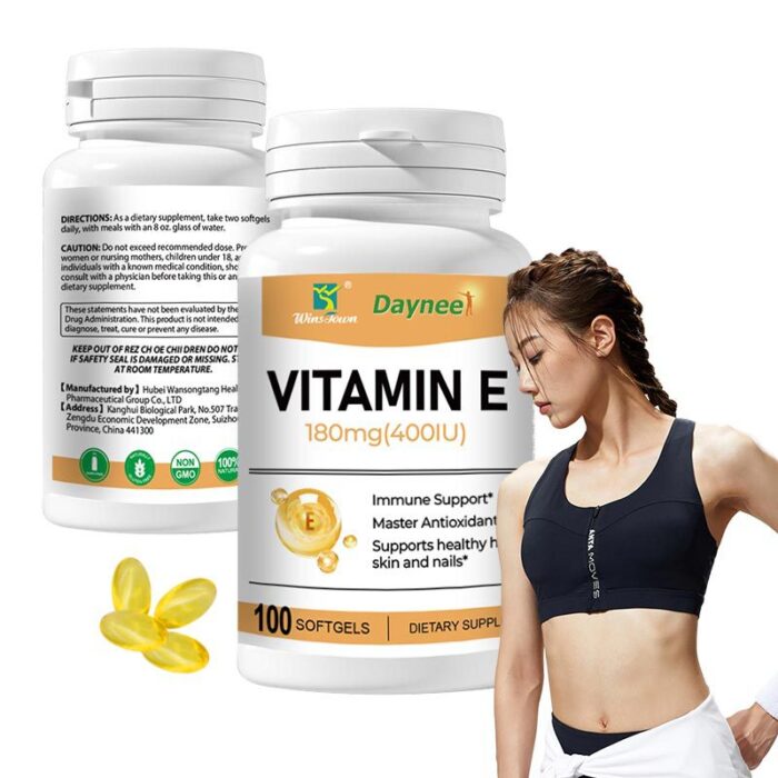 Vitamin E Softgel Capsules 100 Tablets/Bottle - Image 4