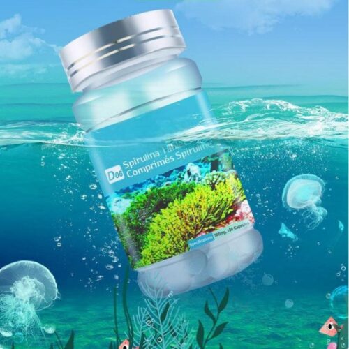 Spirulina Tablets 100 Tablets/Bottle