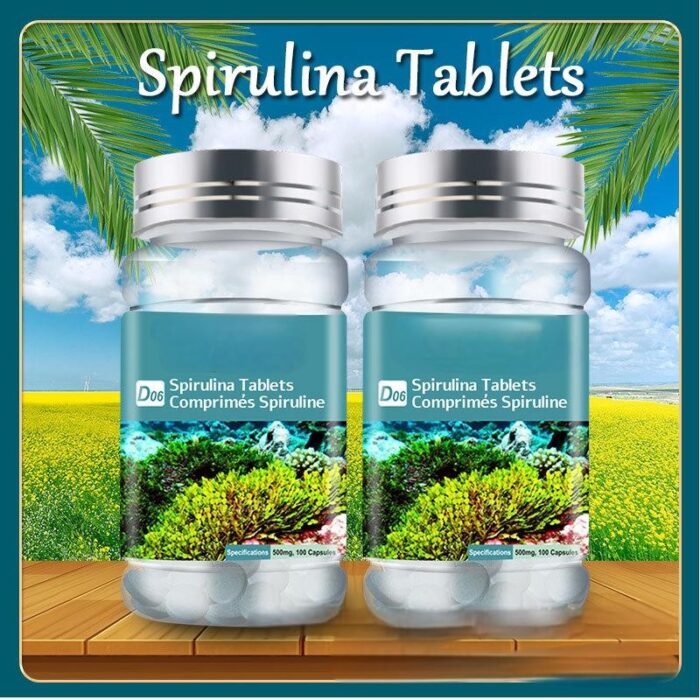 Spirulina Tablets 100 Tablets/Bottle - Image 4
