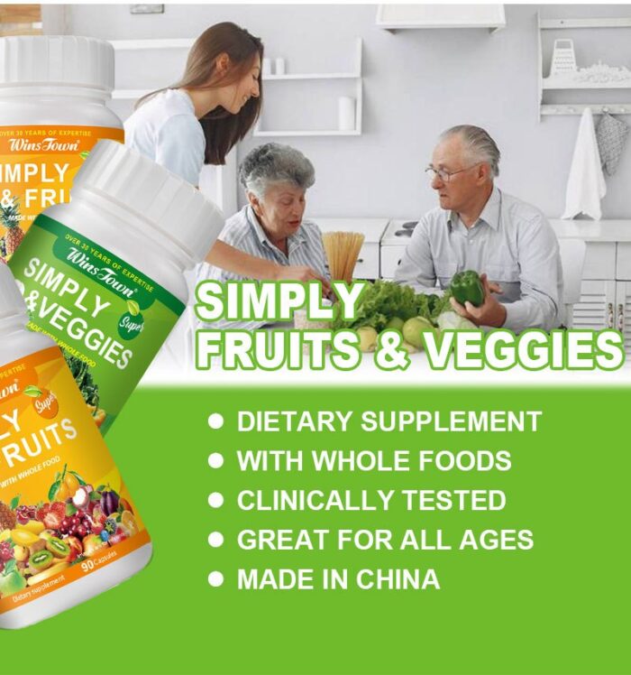 SIMPLY FRUITS SIMPLYD VEGGIES 90 pcs/bottle - Image 4