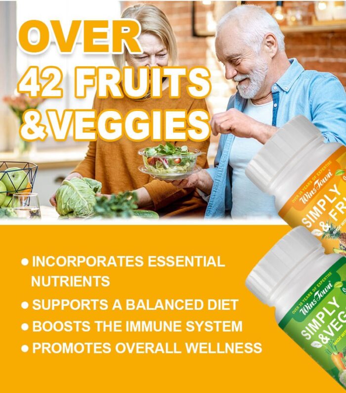 SIMPLY FRUITS SIMPLYD VEGGIES 90 pcs/bottle - Image 5