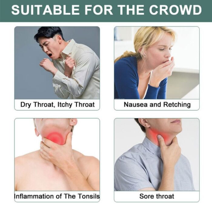 Pharynx Throat Patch 5 Sticker/Box - Image 4