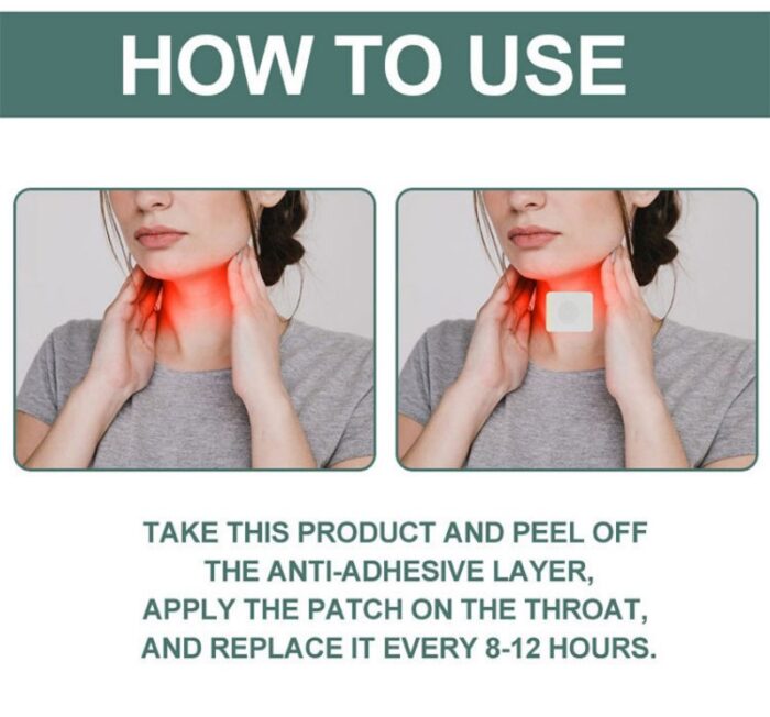 Pharynx Throat Patch 5 Sticker/Box - Image 5