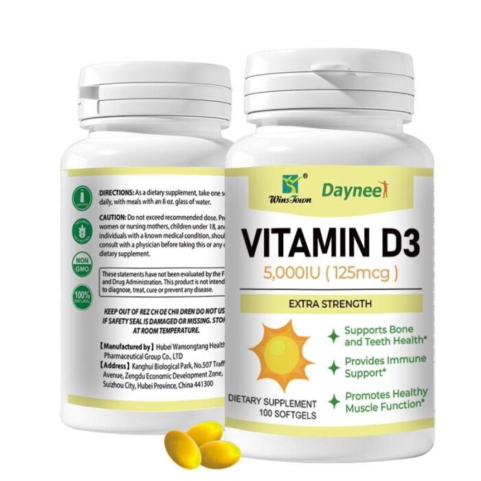 Vitamin D 3 100 Tablets/Bottle - Image 5