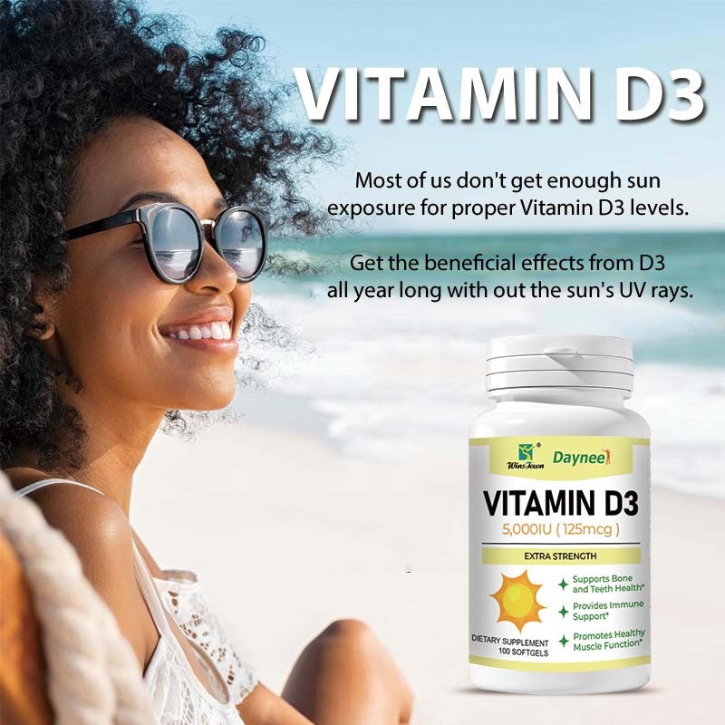 Vitamin D 3 100 Tablets/Bottle