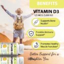 Vitamin D 3 100 Tablets/Bottle