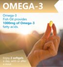 Omega 3 Fish Oil Softgels Capsules 100 Tablets/Bottle