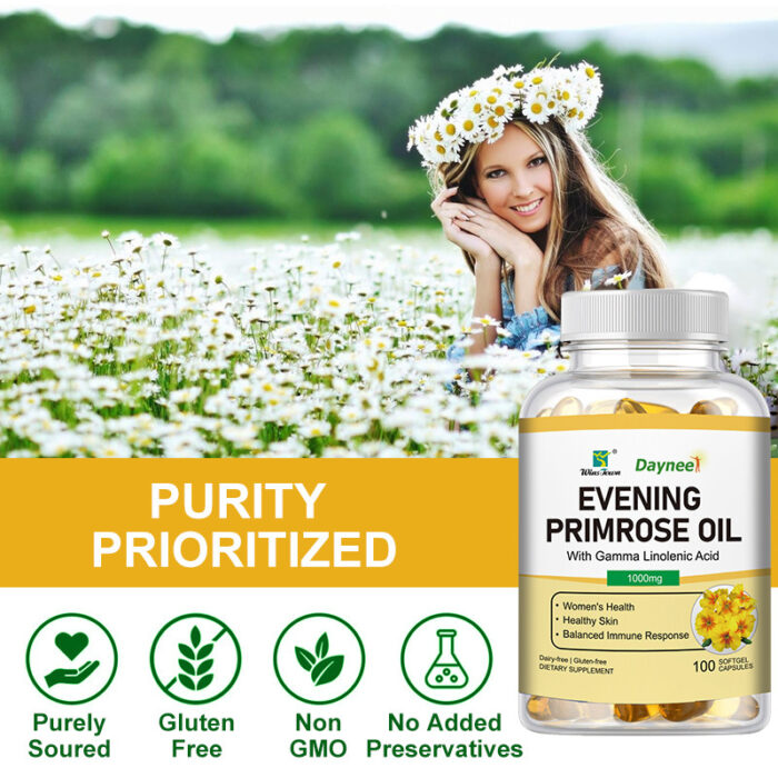 Evening Primrose Oil Soft Capsule 100 Tablets/Bottle - Image 5