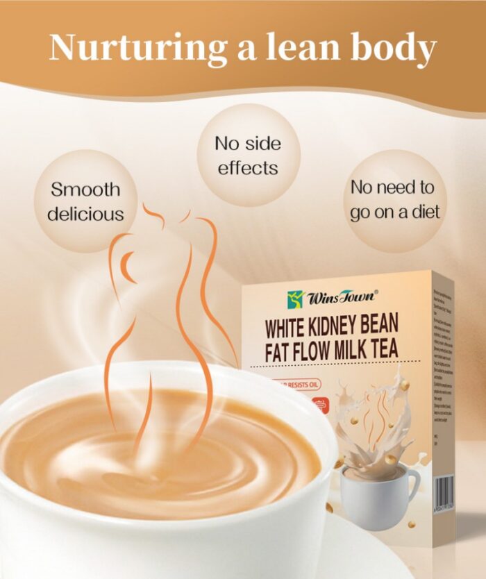 WHITE KIDNEY Bean Fat Flow Milk Tea 10 Pack/Box - Image 6