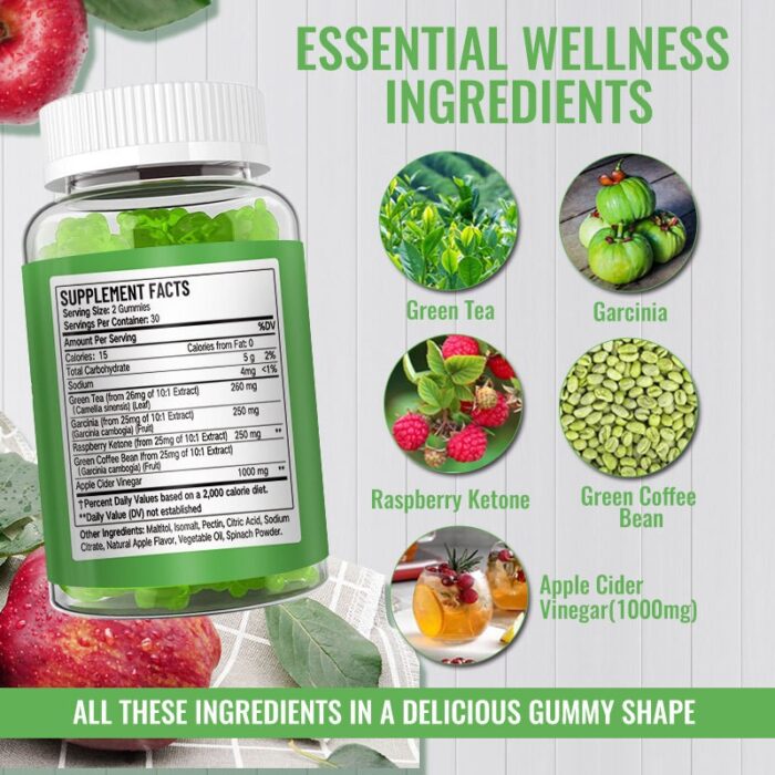 KETO ACV Weight loss Gummies 60 Tablets/Bottle - Image 4